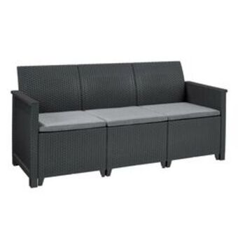 Leroy Merlin Sofa ogrodowa elodie antracytowa keter oferta