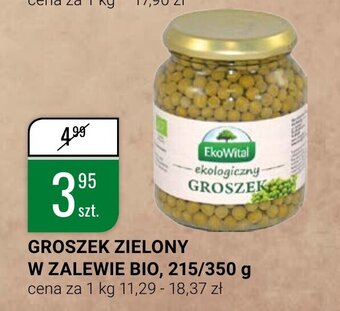 bi1 Groszek zielony w zalewie Bio 215/350g oferta
