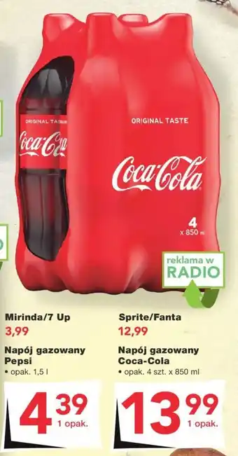 Odido Napój gazowany Coca-Cola 4x 850ml oferta