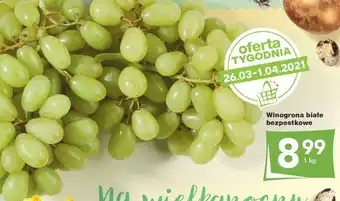 Odido Winogrona białe bezpestkowe 1kg oferta