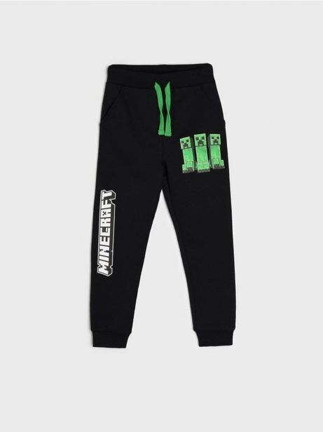 Sinsay Spodnie dresowe jogger minecraft oferta