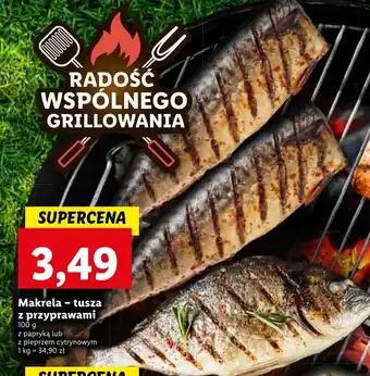 Lidl Makrela - tusza z przyprawami 100g oferta