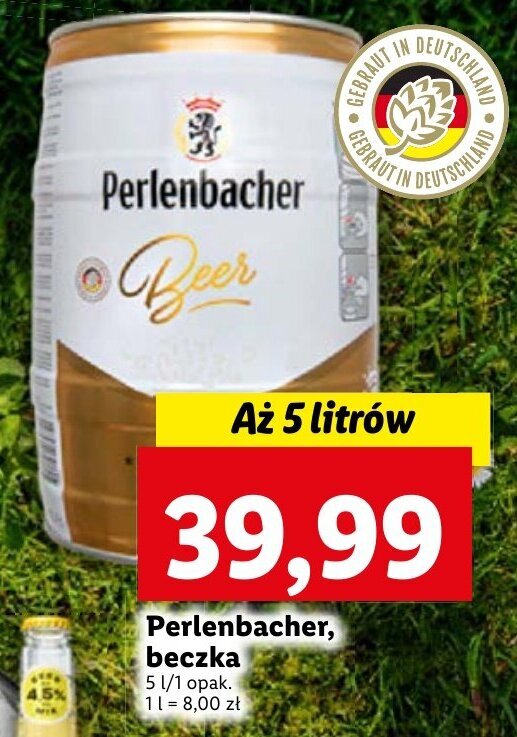 Lidl Perlenbacher, beczka 5l oferta