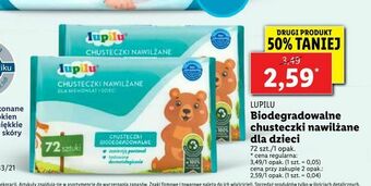 Lidl Biodegradowalne chusteczki nawilżane dla dzieci oferta