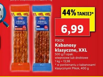 Lidl Kabanosy klasyczne, XXL oferta