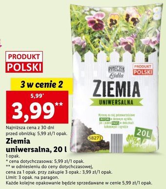 Lidl Ziemia uniwersalna, 20 l oferta