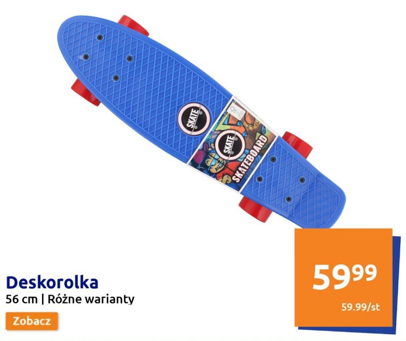 Action Deskorolka 56 cm oferta