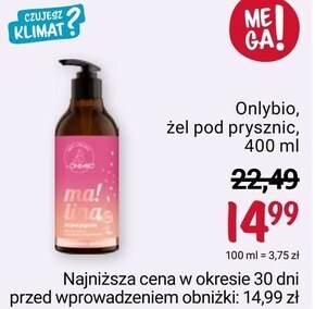 Rossmann Żel pod prysznic onlybio oferta