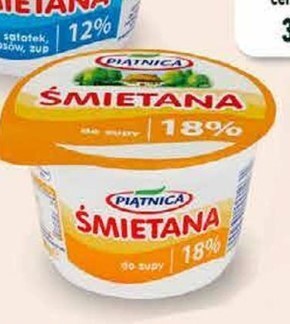 Społem Piątnica śmietana do zupy 18% 200 g oferta