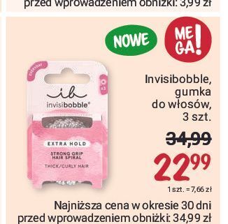 Rossmann Gumka do włosów invisibobble oferta