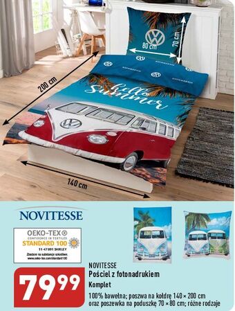 ALDI Pościel z fotonadrukiem 140 x 200 novitesse oferta