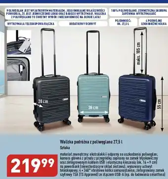 ALDI Walizka podróżna oferta