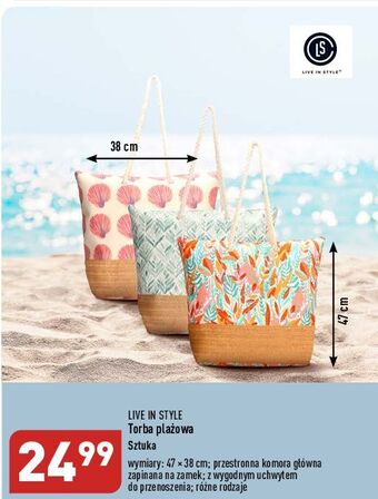 ALDI Torba plażowa live in style oferta