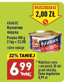 ALDI Konserwa turystyczna krakus animex oferta
