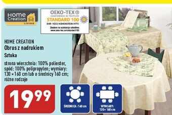 ALDI Obrus z nadrukiem 160 cm home creation oferta