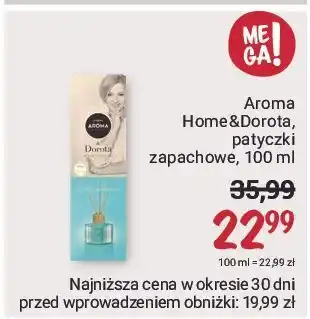 Rossmann Patyczki zapachowe świeże powietrze aroma home & dorota oferta