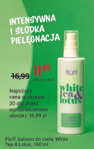 Rossmann Balsam do ciała white tea & lotus fluff oferta