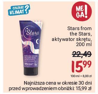 Rossmann Aktywator skrętu włosów stars from the oferta