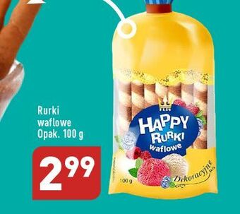 ALDI Rurki waflowe flis happy oferta