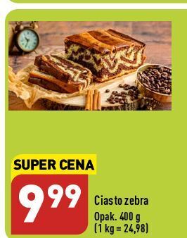 ALDI Ciasto zebra oferta