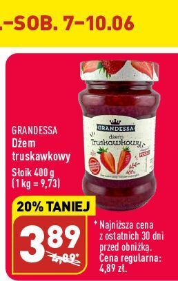 ALDI Dżem truskawkowy grandessa oferta