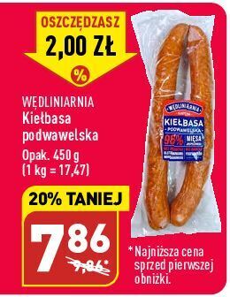 ALDI Kiełbasa podwawelska wędliniarnia classic oferta