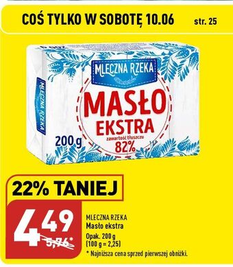 ALDI Masło ekstra mleczna rzeka oferta