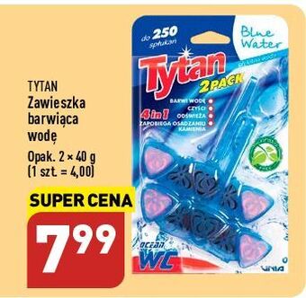 ALDI Zawieszka do wc blue water tytan 4in1 oferta