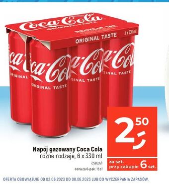 Dealz Napój coca-cola oferta