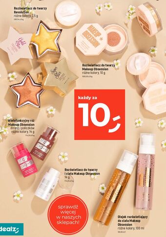 Dealz Olejek rozświetlający do ciała bronze makeup obsesssion oferta
