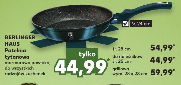 Kaufland Patelnia 28 cm berlinger haus oferta