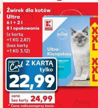 Kaufland Żwirek dla kota k-classic oferta