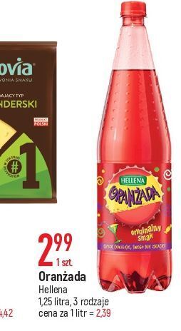 E.Leclerc Oranżada czerwona hellena oferta