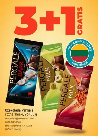 Dealz Czekolada mleczna z chrupkami pergale oferta