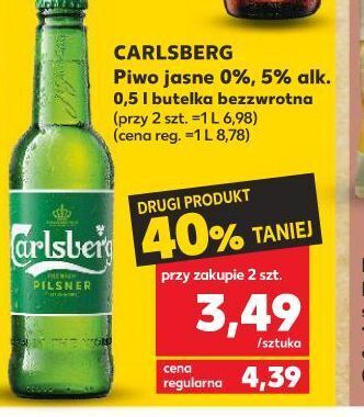 Kaufland Piwo carlsberg 0% oferta