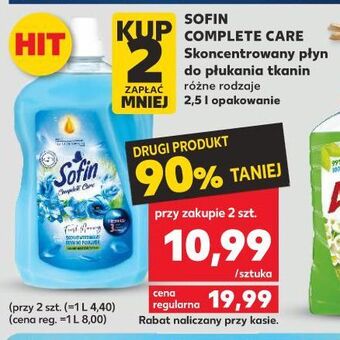 Kaufland Płyn do płukania fresh morning sofin complete care oferta