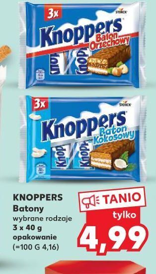 Kaufland Baton kokosowy knoppers oferta