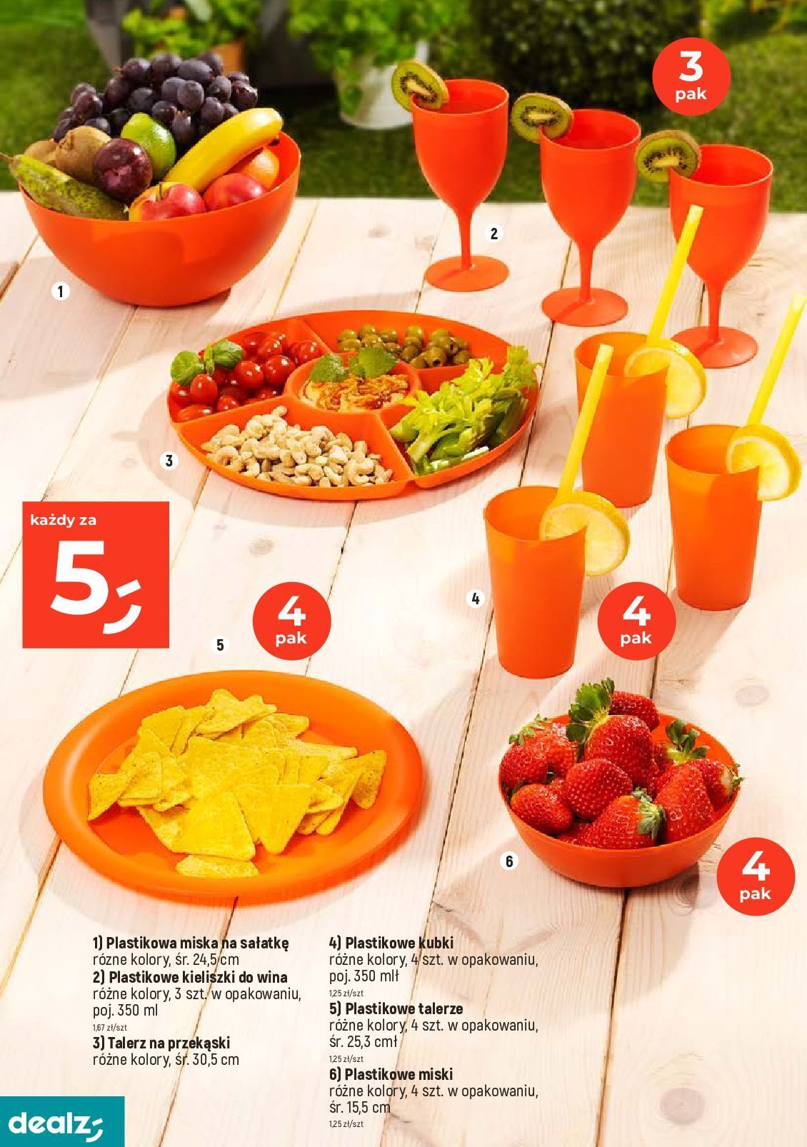 Dealz Miska na sałatkę 24.5 cm oferta