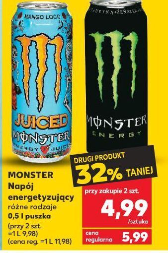 Kaufland Napój energetyczny monster energy classic oferta