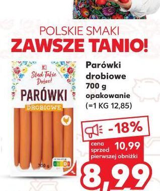 Kaufland Parówki drobiowe k-classic stąd takie dobre! oferta