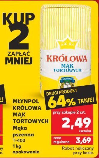 Kaufland Mąka tortowa młynpol królowa mąk tortowych oferta