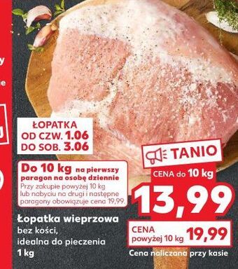 Kaufland Łopatka wieprzowa bez kości oferta