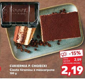 Kaufland Tiramisu z mascarpone chojecki oferta