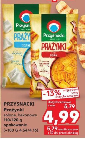 Kaufland Prażynki bekonowe przysnacki oferta