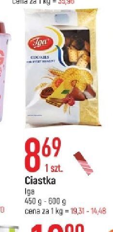 E.Leclerc Ciastka w czekoladzie iga oferta