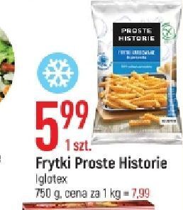 E.Leclerc Frytki karbowane iglotex proste historie oferta