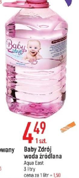 E.Leclerc Woda niegazowana baby zdrój oferta