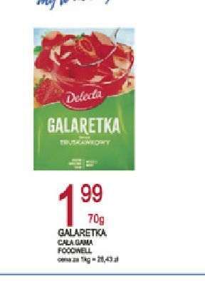 E.Leclerc Galaretka truskawkowa delecta oferta