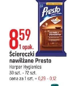 E.Leclerc Ściereczki do mebli drewnianych presto clean oferta
