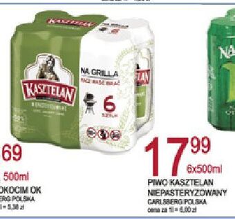 E.Leclerc Piwo kasztelan niepasteryzowane oferta